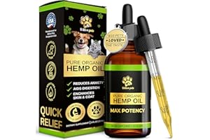 Billion Pets - Hemp Oil for Dogs and Cats - Hemp Oil Drops with Omega Fatty Acids - Hip and Joint Support and Skin Health - A