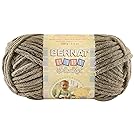 Bernat  Baby Blanket Yarn - (6) Super Bulky Gauge  - 3.5oz - Sand    - Single Ball  Machine Wash & Dry