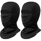 SAITAG Balaclava Ski Mask 2 Pieces-Winter Full Face Mask for Men Women, Sheisty Mask Sun Hood for Skiing Snowboarding