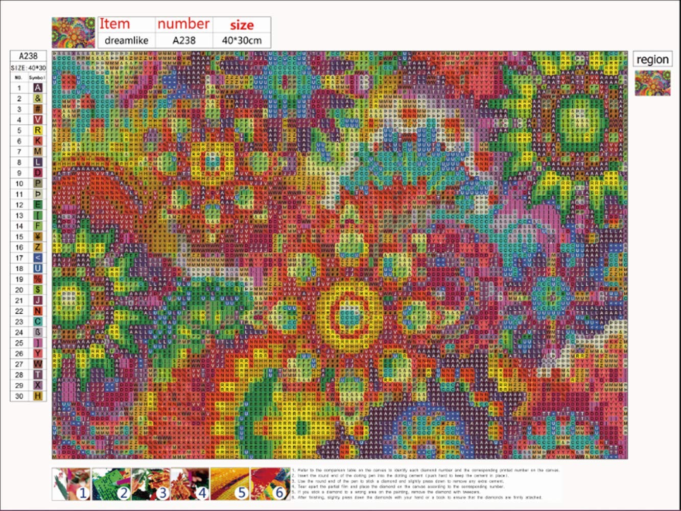 Diamond Painting Kit Completo, Animale Pittura Diamante per