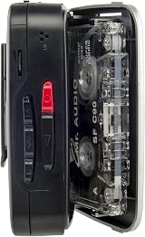 Groov-e Portable Cassette Player Recorder AM FM Radio Speaker Mic 3.5mm Jack view 5