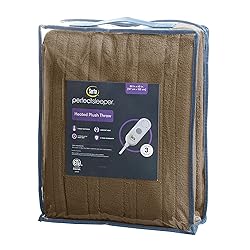Serta Heated Throw Blanket - Reversible Fleece to