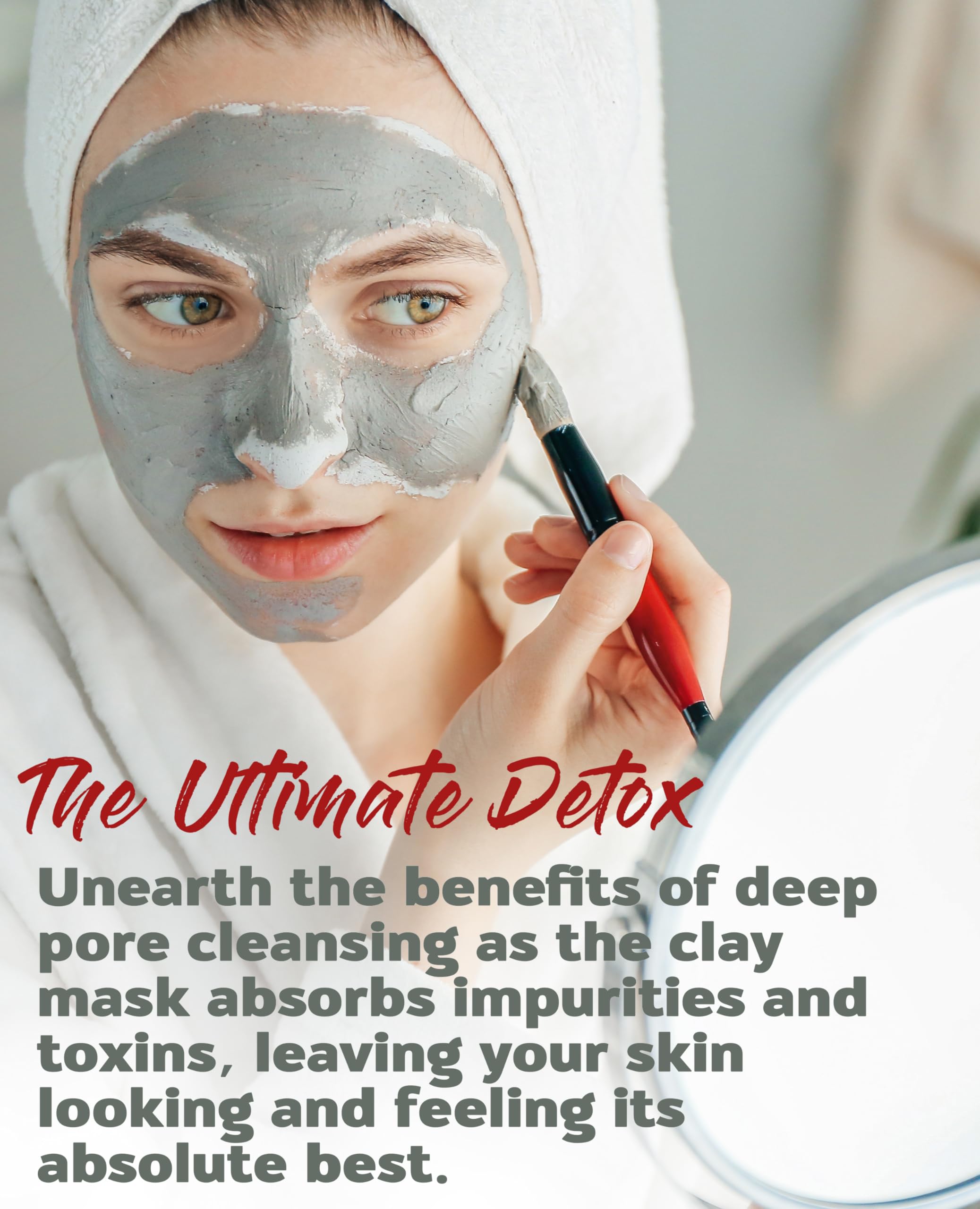 Aztec Secret- Indian Healing Clay 1 lb - Deep Pore Cleansing Facial & Body Mask - The Original 100% Natural Calcium Bentonite Clay - New Version 2