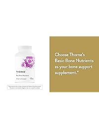 Thorne investigación – Basic Bone Nutrientes – Calcio, Magnesio, Vitamina D, y Vitamina K en un solo producto – 120 Cápsulas