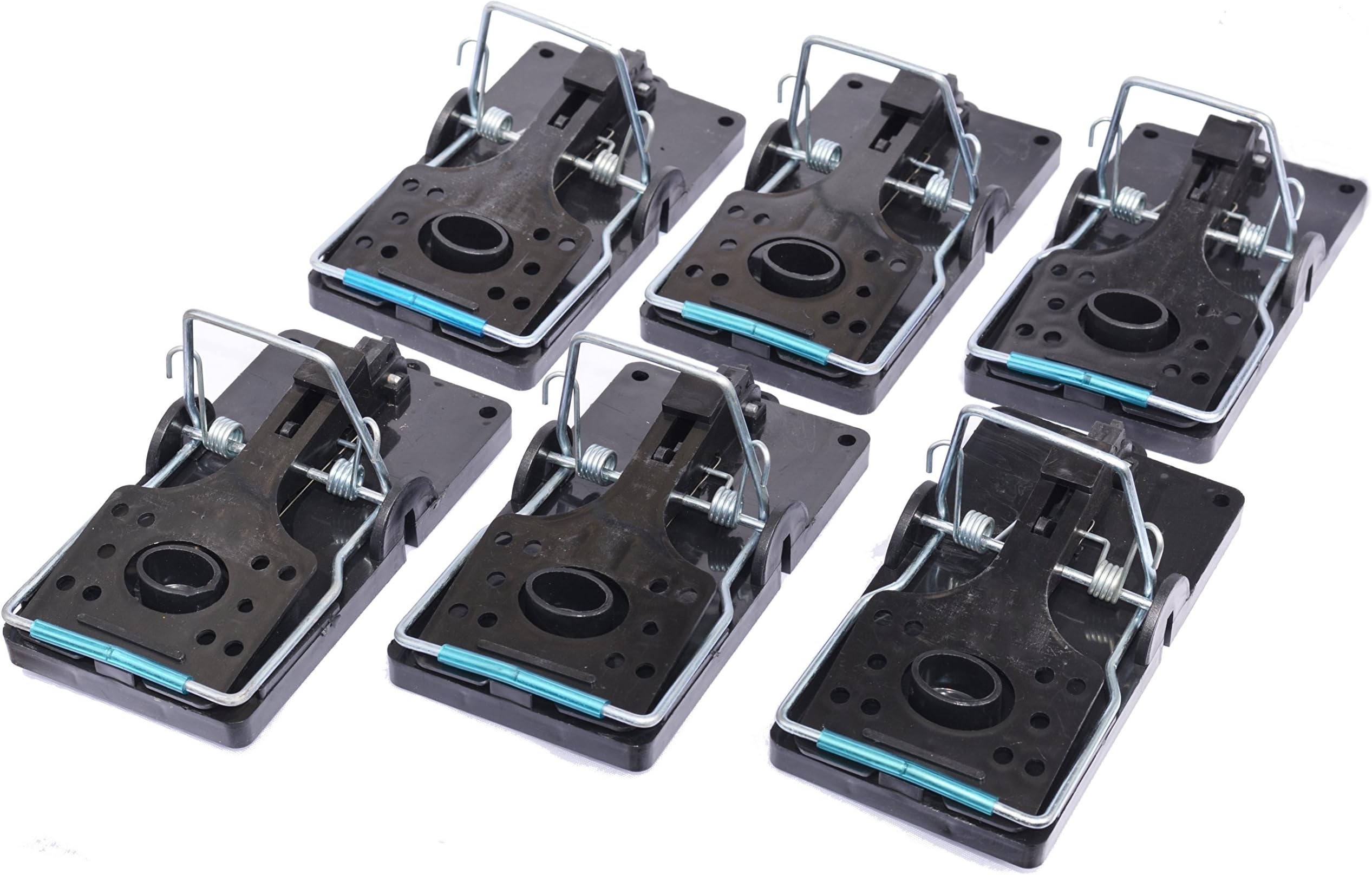 Eco Pro Pest Control Rat Snap Traps - Pack of 6 - Eliminate Rats & Rodents Fast with These Large Reusable & Easy to Clean Rat Traps