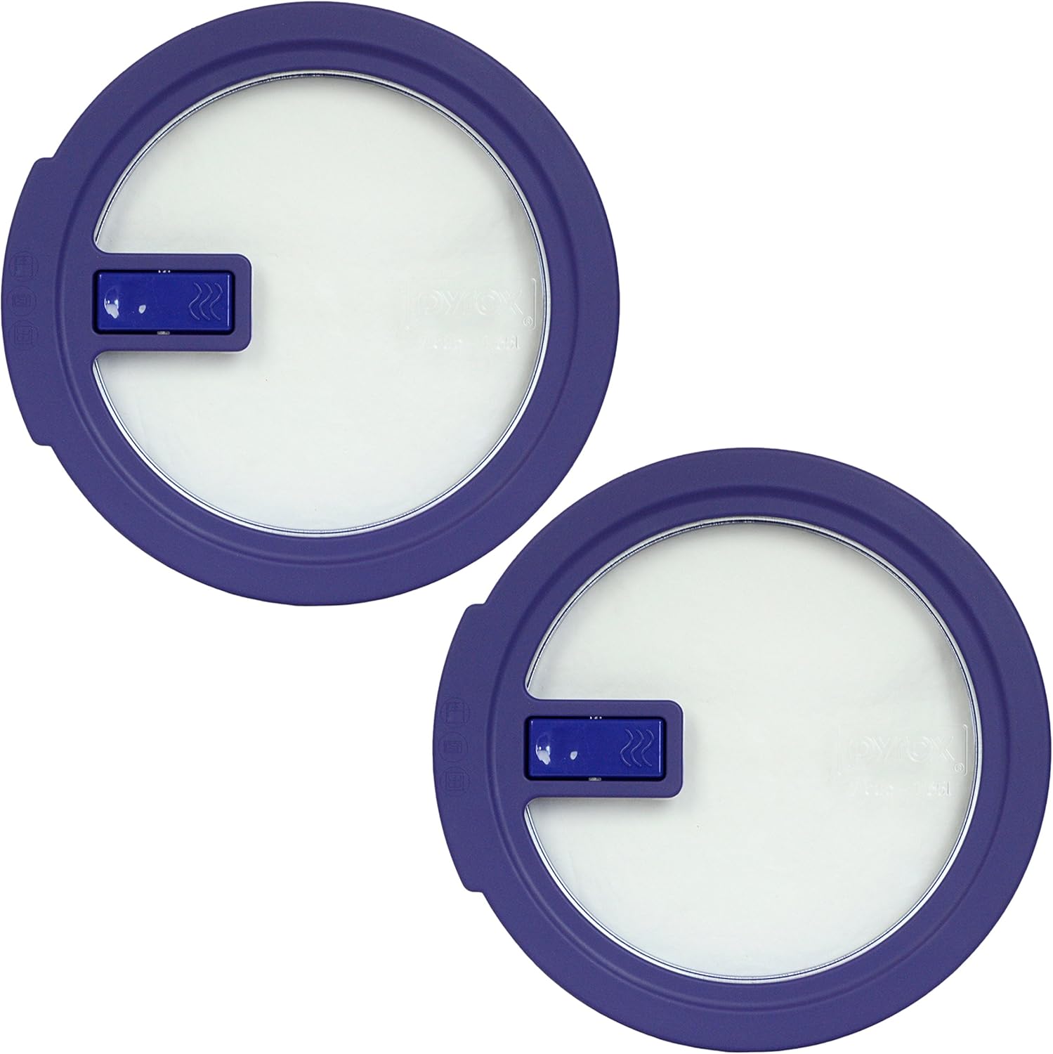 Amazon Pyrex 7203nlcラウンドパープル7カップVented noleak Lid for 7203ボウル 7 Cup