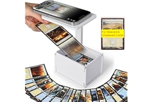 RESOVO MTG TCG Card Scanner Stand Phone Holder for Standard Size Sleeved & Unsleeved MTG Cards Fast Scanning, Only Works with ManaBox App, Ideal for Quick Scans and Price Checks, for Holidays Game Nights