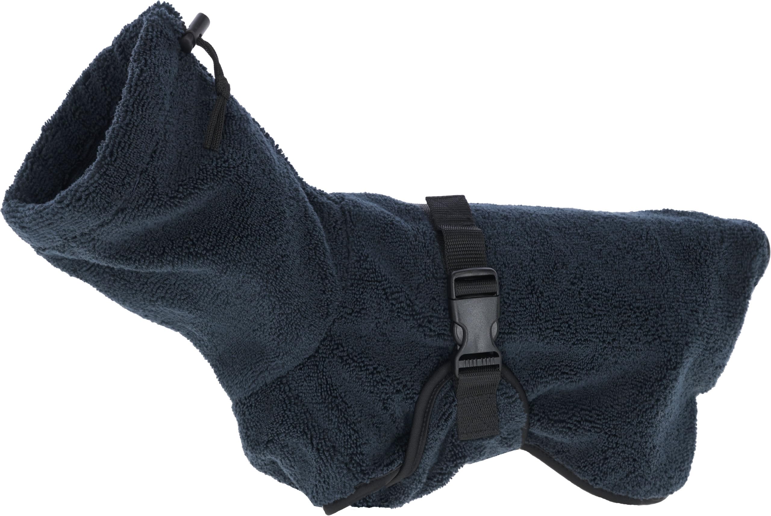 Kerbl Pet Dog Dressing Gown Blue XS Back Length 30 cm