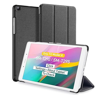 Samsung Galaxy Tab A 8.0 2019 Case T290 / T295, DUX DUCIS Slim Magnetic Trifold Stand Cover for Samsung Galaxy Tab A 8.0 inch 2019 Tablet Model SM-T290 / SM-T295 (Black)