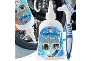 HZEVERO Mold Stain Remover Gel, Washing Machine Cleaner for Front Loader Washer Gasket Rubber Seal Home Stain Removal Gel for Grout, Caulk, Refrigerator, Shower, Bathtub, Bathroom Cleaning Solution (8 Fl Oz)