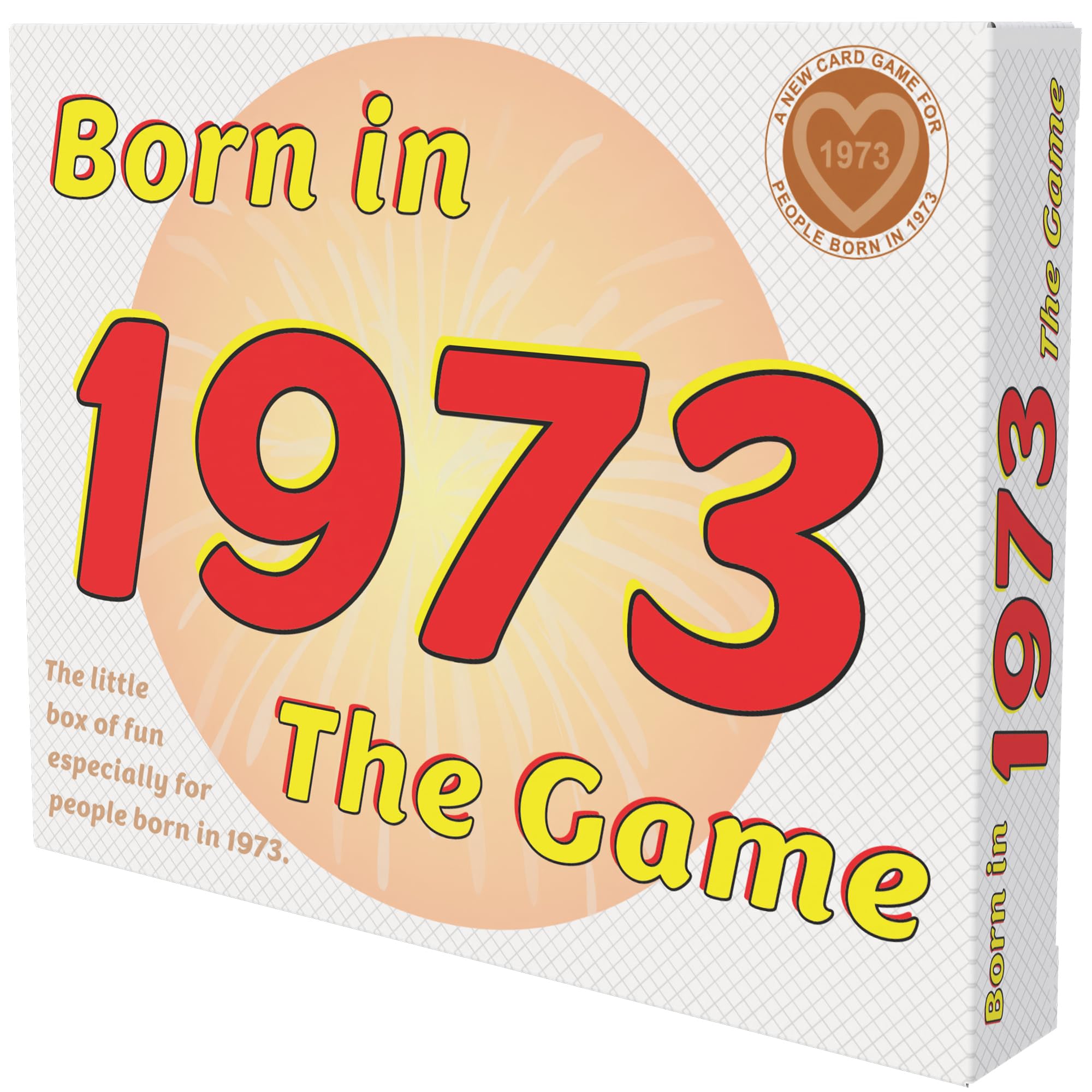 GoForItGames.com Born In 1973 THE GAME. Exclusive 1973 gift for the 1973 vintage. A “WINNER” among 1973 gifts. This compact, portable 1973 birthday card game is perfect for any celebration.