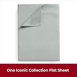 Mellanni Twin XL Size Flat Sheet - Iconic