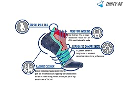 Thirty48 Performance Compression Low Cut Running