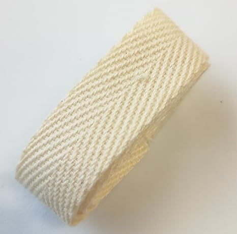 Amazon 綿 綾テープ タグテープ 無地 持ち手テープ テープ 手芸0 5mm厚 約15mm巾 生成 30m 手芸用布ベルト テープ 通販