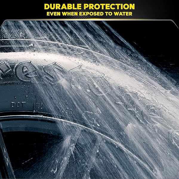 MEGUIAR’S HYBRID CERAMIC TIRE SHINE – LONG-LASTING SHINE THAT’S DURABLE & WATER-RESISTANT HYBRID CERAMIC TECHNOLOGY – 16 OZ SPRAY