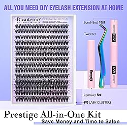 Pawotence Lash Extension Kit DIY 280pcs Individual