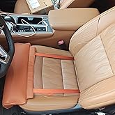 Sanbuildrro Car Leg Extender Leg Support Cushion for Car Driver Seat Office Chair, Universal Car Seat Extender Pad Leg Support Pillow for Cars Buses Trains Office Home (Lightbrown)