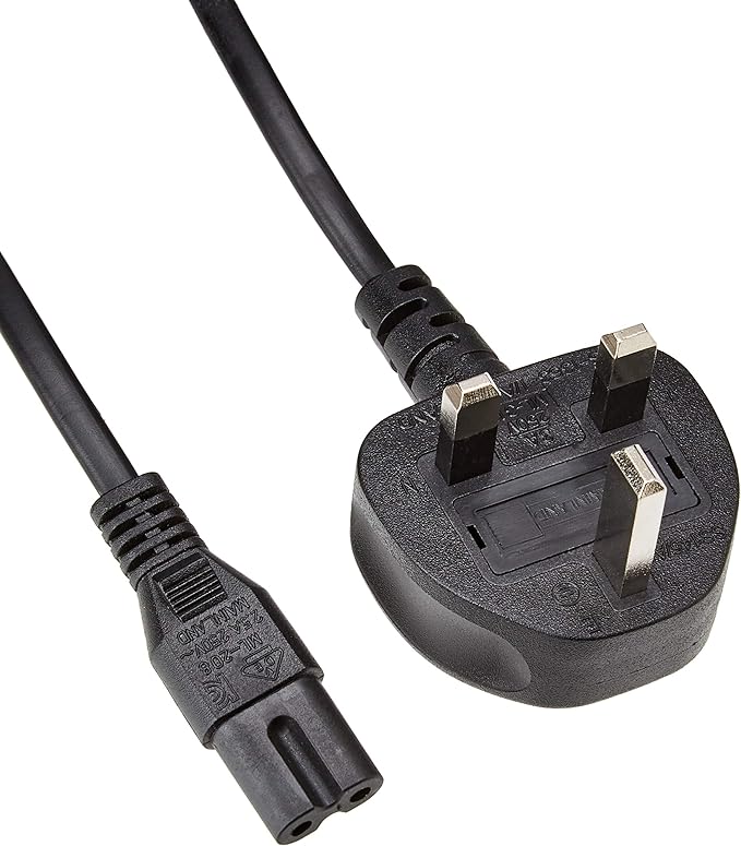 AmazonBasics Replacement Power Cable for PS4 and Xbox One S / X 3.65