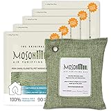MOSO NATURAL: The Original Air Purifying Bag. for Cars, Closets, Bathrooms, Pet Areas. an Unscented, Chemical-Free Odor…