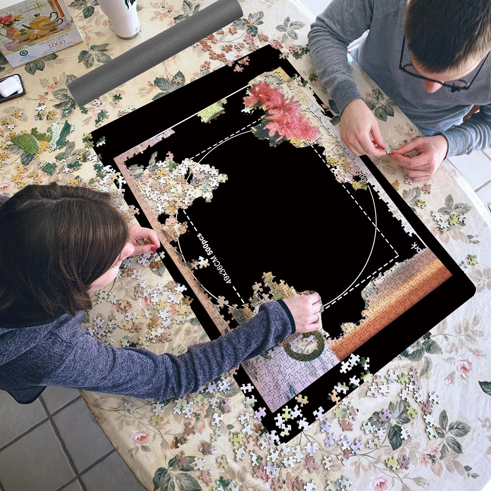 Rubber Jigsaw Puzzle Mat 1000 Pieces | 20