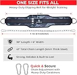 AQF Dipping Belt Weight Lifting Chain Neoprene Grey Camo view 2