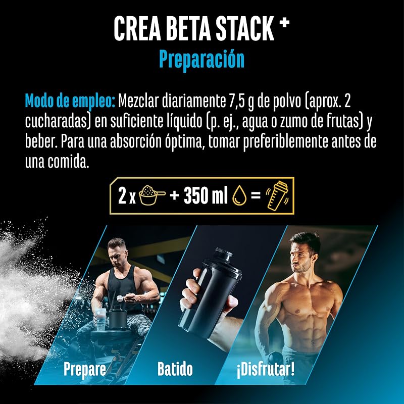 Creatin Beta Alanin Stack - Polvo 750 g