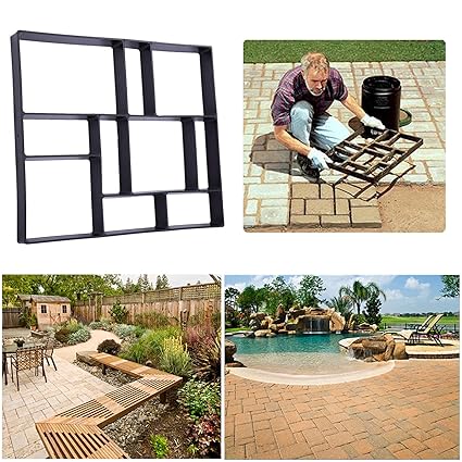 2 Pack Concrete Molds Pavement Mold Ponydash Diy Personalized