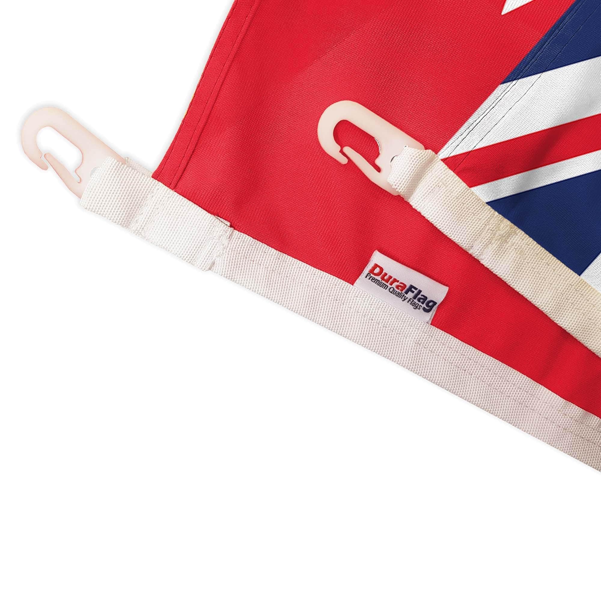 DuraFlag Australia Red Ensign 5ft x 3ft Flag Premium Quality with Clips Reinforced Stitching Heavy Duty Polyester 150cm x 90cm Maritime Ensign