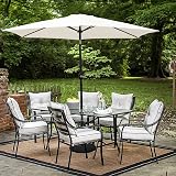 Vivo Technologies 2.7M Garden Parasol Round UV30+ Sun Shade Cream view 6