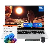 Samsung Galaxy Book4 15.6" FHD Business Laptop, Intel 7 150U, 16GB LPDDR4X, 1.28TB Storage (1TB SSD+288GB Docking Station Set), Backlit Keyboard, Copilot, Number Pad, Wi-Fi 6, Win 11 Pro, Silver