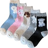 Daphene Women's Vintage Trendy Wool Socks | Fall Winter Thick Warm Ethnic Style | Holiday Gift Set | Trendy Comfortable
