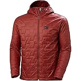 Helly-Hansen Men's LIFALOFT Hooded Insulator Jacket, 180 Mars Red - Medium