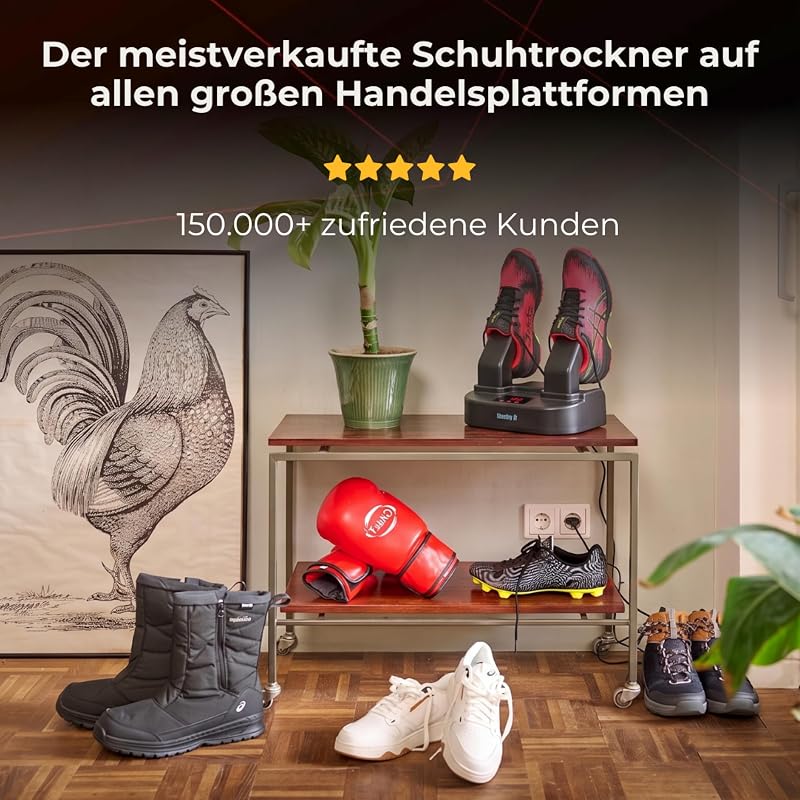Schuhtrockner & Schuherfrischer, ION-Technologie, 100 W — Foto 3 von 8
