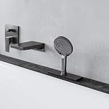 Hansgrohe Raindance Select S Shower Head and Hand Shower 125 mm Brushed Black view 2