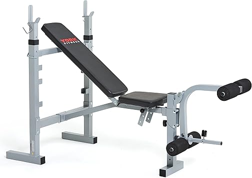 York Fitness Hantlebank B530 Bench - Banco Ajustable, Color ...
