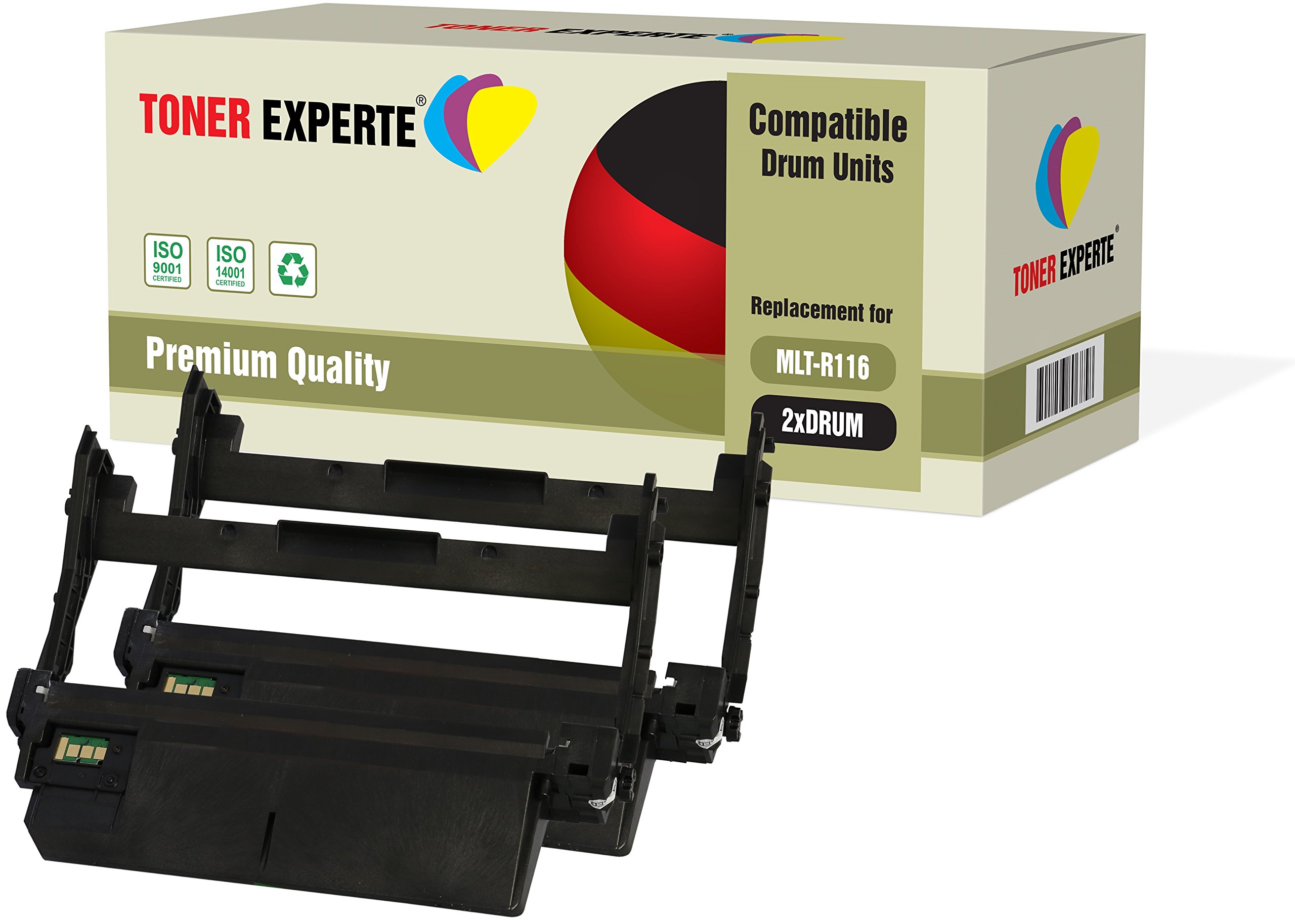 TONER EXPERTE 2-Pack Compatible with MLT-R116 Drum Units for Samsung Xpress SL-M2625 M2625D M2626D M2675F M2675FN M2676 M2676N M2825DW M2825ND M2835 M2835DW M2875FD M2875FW M2875ND M2885 M2885FW