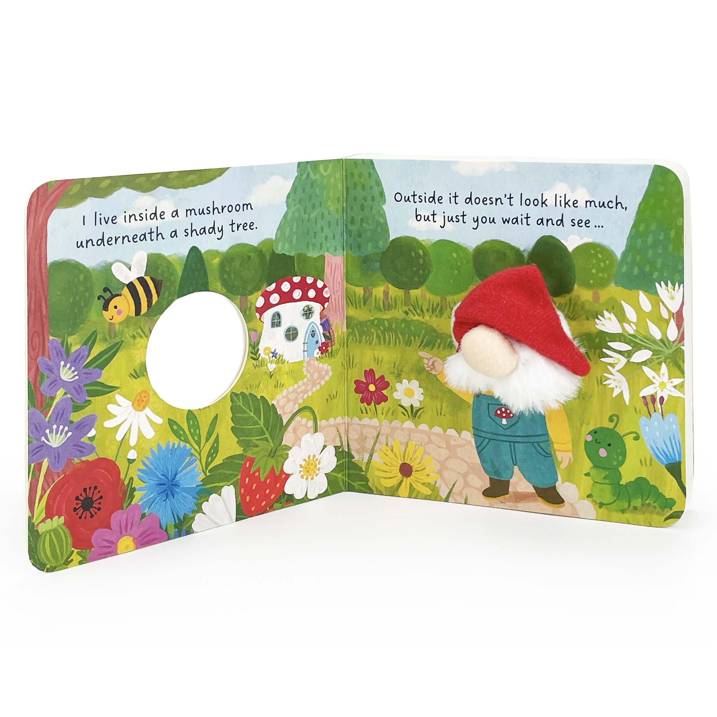 Gnome Sweet Home - Gnome Children's Finger Puppet Board Book