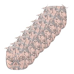 Ambesonne Eiffel Chair Seating Cushion Set of