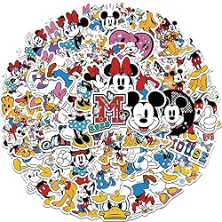 50pcs Mickey Mouse Stickers for Girl Water