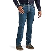 Wrangler Men's FR Flame-Resistant Retro Slim Boot Jean, Midstone, 32W x 34L
