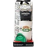 Thoughtfully Gifts, Friends Travel Mug and Coffee Gift Set, Includes Friends Central Perk Travel Coffee Cup with Lid and Capp