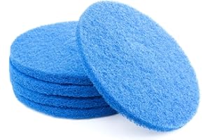 FLOOR MACHINE PADS - FOR SCRUBBING- 17" - BLUE - BOX/5