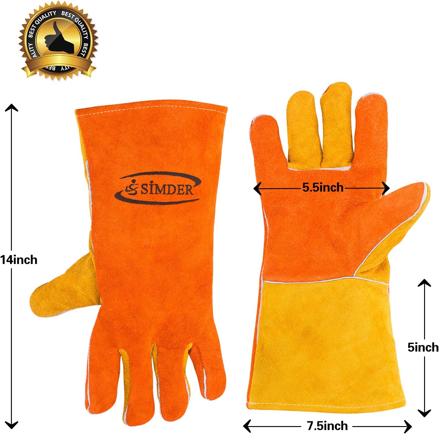 Arc Welder Welding Machine IGBT Inverter DC mini Electric Welders free Accessories Tools High Frequency Household Stick Welder for Novice Welders Below 4.0mm Electrode (yellow welder) (gloves)