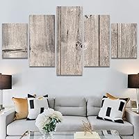 SIGNWIN 5 Panel Canvas Wall Art Modern Art Abstract Brushstroke Closeup Digital Art Minimalism Minimalist Multicolor Pastel for Home Decorations Ready to Hang - 60