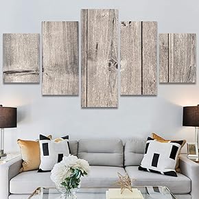 SIGNWIN 5 Panel Canvas Wall Art Modern Art...