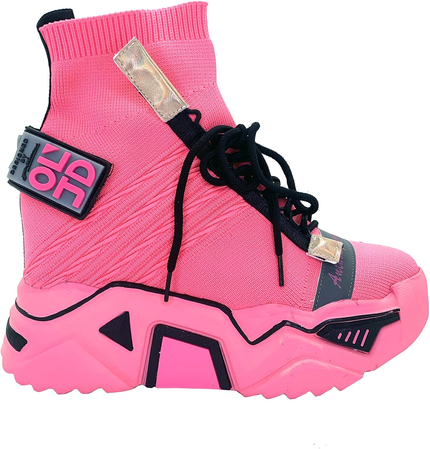 platform rave sneakers