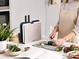 Joseph Joseph Nest 6 Piece Knife and Chopping Board Set Grey view 4