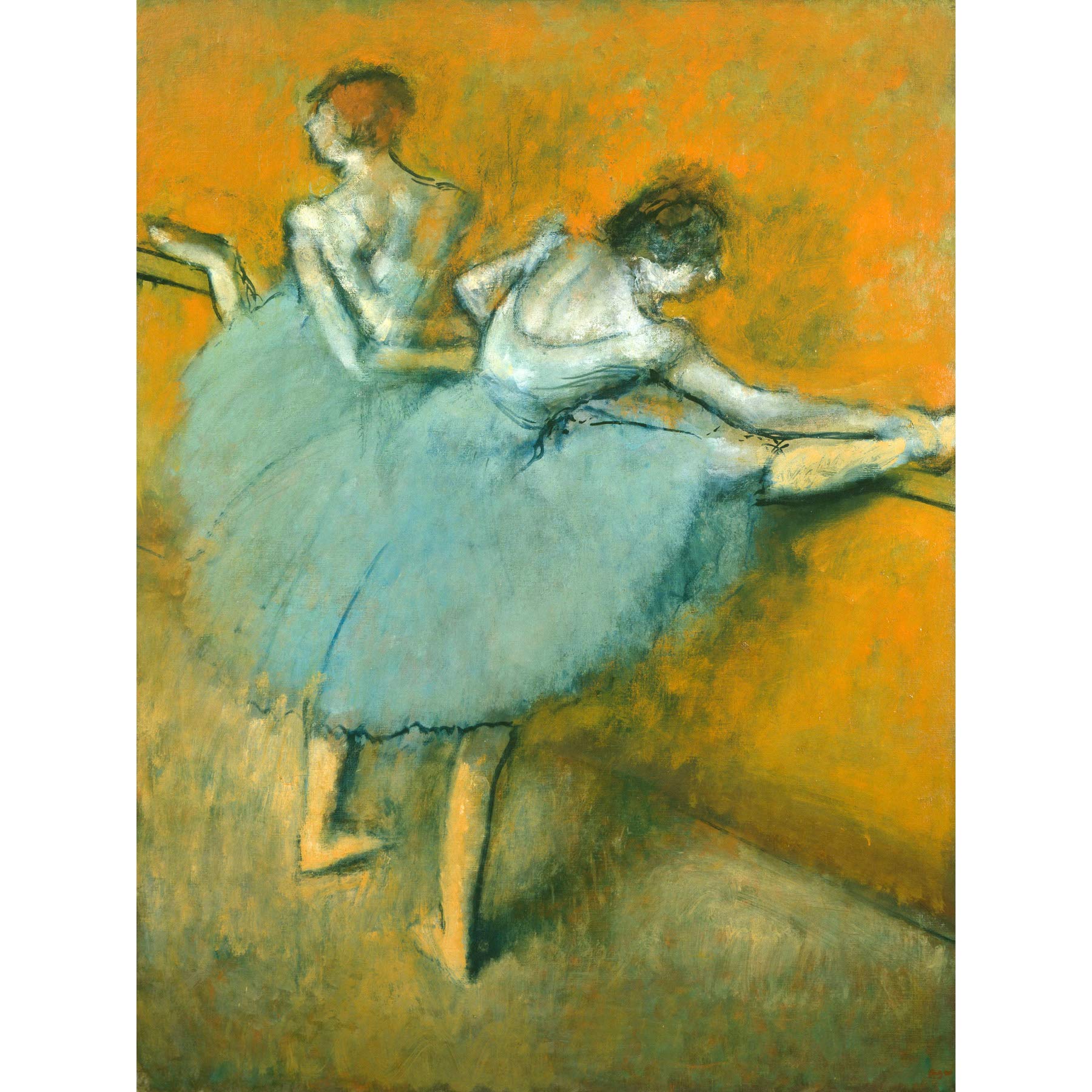 Edgar Degas Dancers At The Barre Large Wall Art Print Canvas Premium Poster Mural