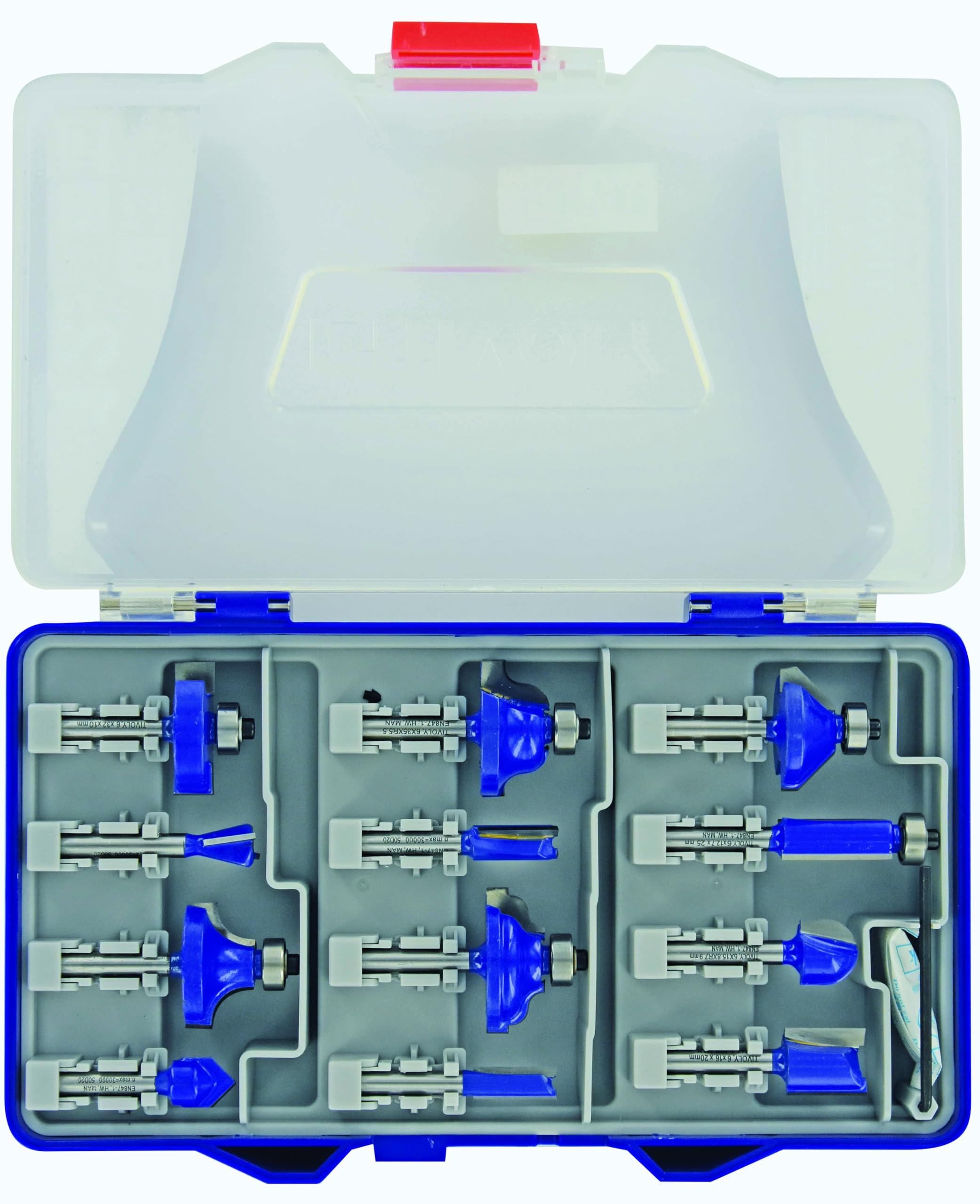 Tivoly XT606470005 Assorted Shape Router Bits