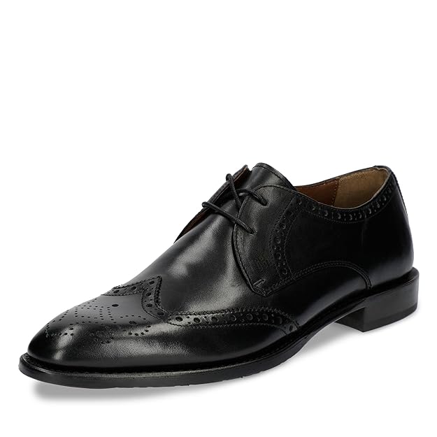Gordon & Bros Herrenschuhe Mirco A500409 Klassischer rahmengenähter Schnürhalbschuh mit Derbyschnürung im Brogue Stil für Anz